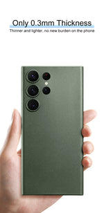 UltraThin 0.3mm shockproof transparent Outer case For Samsung Galaxy S24 Ultra Plus Solid Color Clear Frosted Matte PP Hard Case