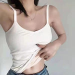 Women Winter Warm Top Thin Velvet Corset Top Solid Y2k Sleeveless Tank Tops Sleeveless Sexy Slim Fleece Corset Top Female