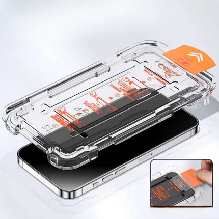 1-2pcs Premium Tempered Glass For iPhone 15 Pro Max 14 13 Dust Free Installation Screen Protector For iPhone 15ProMax 16ProMax