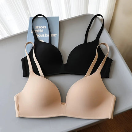Seamless Bras For Women Push Up Wireless Comfort Intimate Lingerie Female Soft No Steel Ring Bralette Women's Adjustable Straps