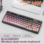 M96 Bluetooth Keyboard Wireless FREEWOLF Screen Gaming Keyboard,Electronic Screen, Multi-Device Connection,Ergonomics Gaming