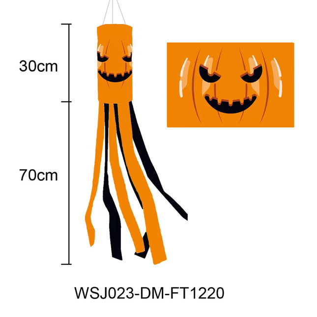 Halloween Ghost Party Decoration Disposable Tableware Balloon Banner Ceiling Door Hanging for Happy Hunting Halloween Supplies