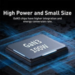 Baseus 65W/100W GaN Charger Desktop Laptop Fast Charger 4 in 1 Adapter For iPhone 15 14 13 Pro Max Phone Charger Xiaomi Samsung