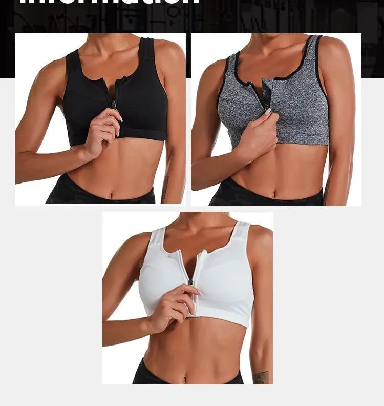 Yoga Fitness Bra Shock-absorbing Sports Bra Breathable and Quick Drying Training Running WOMEN'S Underwear