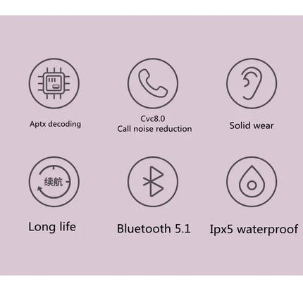Original Air Pro 6 TWS Wireless Headphones Fone Bluetooth Earphones Mic Pods InEar Earpods Pro6 sport Headset For Xiaomi