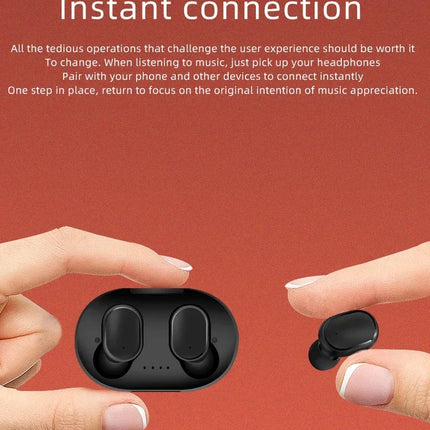 A6S TWS Bluetooth Wireless Headphones Wireless Earbuds 5.0 TWS Earphone Noise Cancelling Mic for Xiaomi iPhone Huawei Samsung