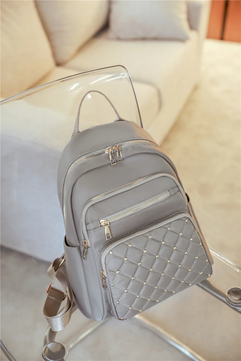 Fashion Bagpack Women High Quality Nylon Backpacks Female Big Travel Back Pack Large School Bags for Teenage Girls Shoulder Bag