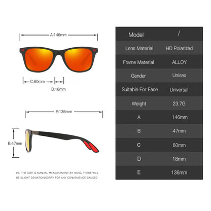 Fashion Classic Polarized Sunglasses Men Women Square Sun Glasses Anti-glare Goggle Travel Fishing Cycling Sunglasses UV400