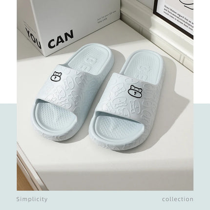 Summer Women's Slippers Indoor Casual Anti-slip and Anti-odor Bathroom Bathe Soft Resilience Sole Men Comfort Beach Slides Shoes