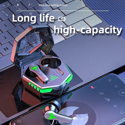 N35 TWS Gaming Earphones Touch Wireless Headphones Bluetooth 300mAh Battery Long Standby Earbuds HIFI Waterproof Headset