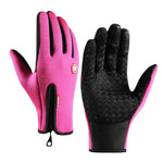 Winter Cycling Gloves With Wrist Support Touch Screen Bicycle Gloves Outdoor Sports Anti-slip Windproof Bike Full Finger Gloves