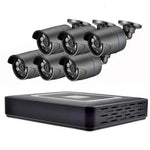 AZISHN H.265+ 8CH 5MP AHD DVR Kit CCTV System Motion Detection HD Outdoor IP66 Bullet Camera XMEye APP P2P Surveillance Set