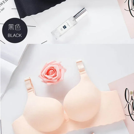 2025 New Extreme Push Up Bra 8cm Pads Small Bust Double Cup Padding Wireless Adjustable Plunge Bra Seamless Lift & Natural Shape