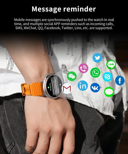 1.52 inch Bluetooth Call Smart Watch Men Sports Fitness Tracker Heart Rate Monitor Music Playback Smartwatch For Android IOS