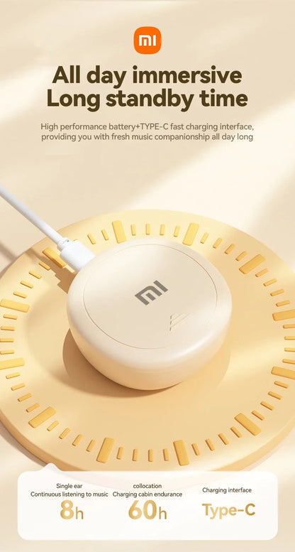 XIAOMI MIJIA M73 TWS Sleep Wireless Earbuds Bluetooth5.4 In Ear Stereo Hidden Earphones Noise Cancelling Headphones With Mic