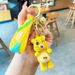 Cartoon Care Bears Movie Ii: A New Generation Popular Accessories, Love Bear Doll Keychains Couple Pendants Halloween Gift