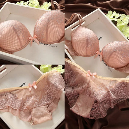 Women Sexy Lingerie Set Fashion Lace Lingerie Sets For Ladies Soild Color Bra Comfortable Intimates Underwear Suit Female