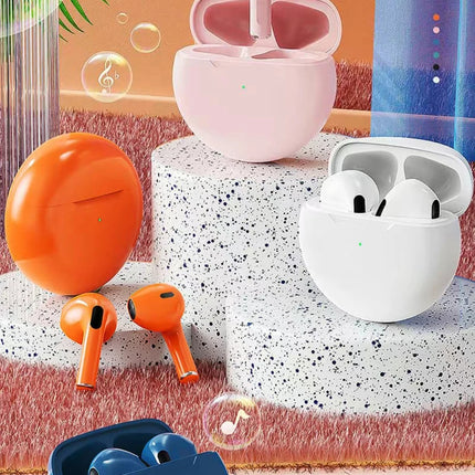 Original Air Pro 6 TWS Wireless Headphones Fone Bluetooth Earphones Mic Pods InEar Earpods Pro6 sport Headset For Xiaomi