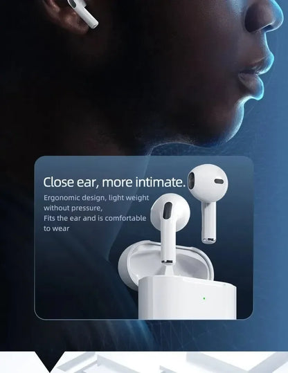 PRO4 Wireless Bluetooth Earphones Headphones Outdoor Sport Headset 5.3 With Charging Bin Display Touch Control Earbuds for Muisc