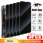 5 Pieces / For iPhone XS MAX / Anti Peeping Film