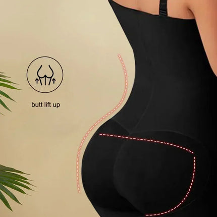 AfruliA Fajas Colombiana Girdle Full Body Shaper Lift Up Butt Lifter Bodysuits Tummy Control Panties Waist Trainer Thigh Slimmer