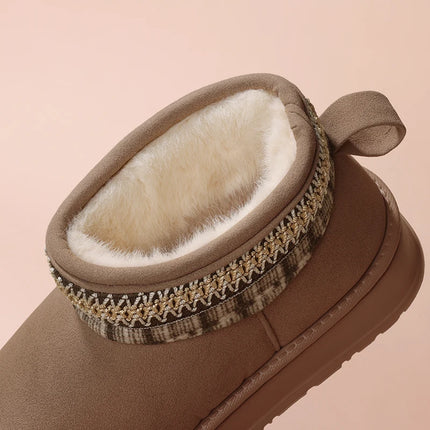 Winter Solid Color Fashion Cotton Women Slippers Warm Indoor House Cover Heel Non Slip Ourdoor Garden Letter Lightweight Shoes