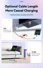 Essager 100W USB Type C To USB C Cable 5A PD Fast Charging Cable Type C Wire For Xiaomi Samsung Huawei Oppo Oneplus Macbook iPad