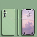 For Samsung Galaxy S24 FE Case Silicone Plain Protect Cover Samsung S25 FE S24 FE S23 S21 S22 Plus Ultra Cover Rubber Case