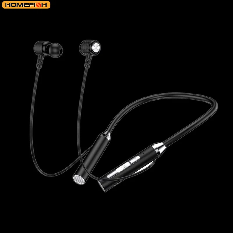 Magnetic Sport Neckband Neck-hanging TWS Earbuds with Mic