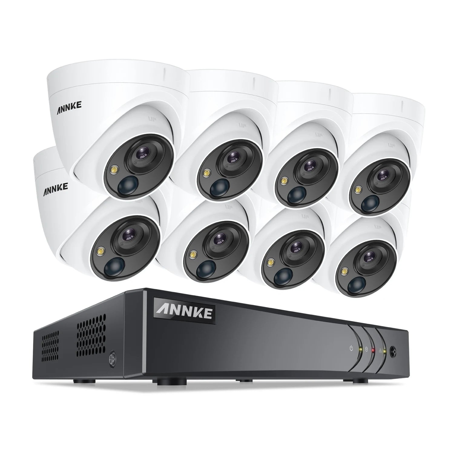 ANNK H.265+ 5MP Lite Ultra HD 8CH DVR CCTV Security System 4/8PCS Outdoor 5MP EXIR Night Vision Camera  Video Surveillance Kit