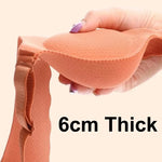 2025 New Extreme Push Up Bra 8cm Pads Small Bust Double Cup Padding Wireless Adjustable Plunge Bra Seamless Lift & Natural Shape