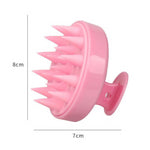 Silicone Shampoo Brush Head Scalp Massage Comb Hair Washing Comb Body Massage Brush Bath Shower Brush Salon Hairdressing Tool