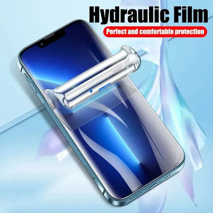 5Pcs Hydrogel Film Full Cover For iPhone 11 12 13 14 15 Pro Max Screen Protector For iPhone 15 14 13 12 11 Film Not Glass
