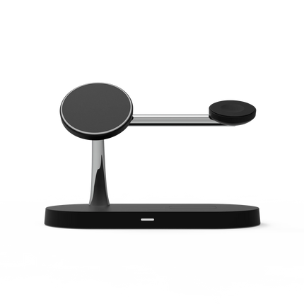 3 in 1 Wireless Charger Stand Magnetic For iPhone 12 13 14 15 Fast Charging Station for Apple Watch 9 8 7 6 5 Airpods 2 3 Pro