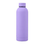 500/750ML Small Mouth Thermos Cup, Outdoor Stainless Steel Bottle, Rubber Paint Sports Kettle, Thickened Double Water Cup