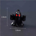 Halloween Decoration Maple Leave Ghost Desktop Ornaments Mini Skull Luminous Horror Eyeball Halloween Party Favors Home Decor