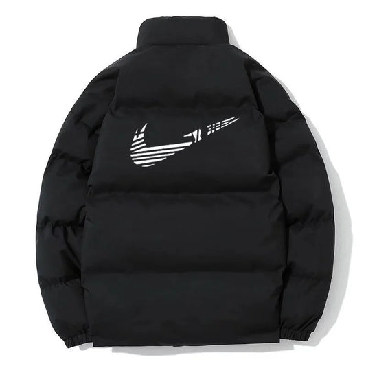 2024 new winter jacket men's standing collar warm cotton clothing street fashion casual jacket men's parka coat camping essentia