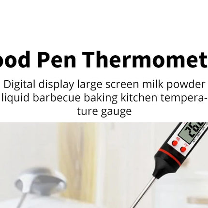 Kitchen Food Baking Digital Thermometer Electronic Probe Type Digital Display Liquid Grill Thermometer
