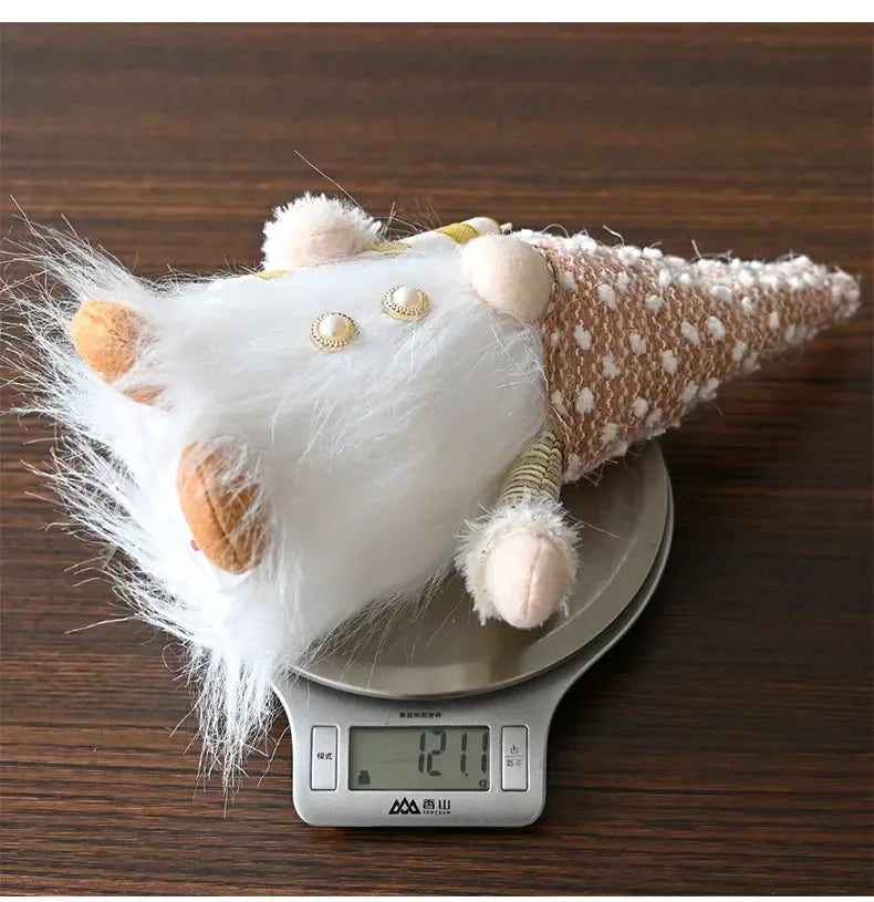 1~4pcs 2024 Christmas Doll Elf Knitted Gnome with Led Night Light Christmas Decorations for Home Xmas Navidad New Year 2025 Gift