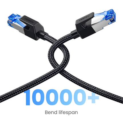 UGREEN CAT8 Ethernet Cable 40Gbps 2000MHz CAT 8 Networking Cotton Braided Internet Lan Cord for Laptops PS 4 Router RJ45 Cable