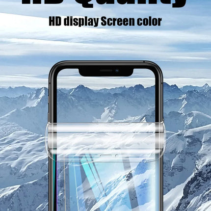 5Pcs Hydrogel Film Full Cover For iPhone 11 12 13 14 15 Pro Max Screen Protector For iPhone 15 14 13 12 11 Film Not Glass