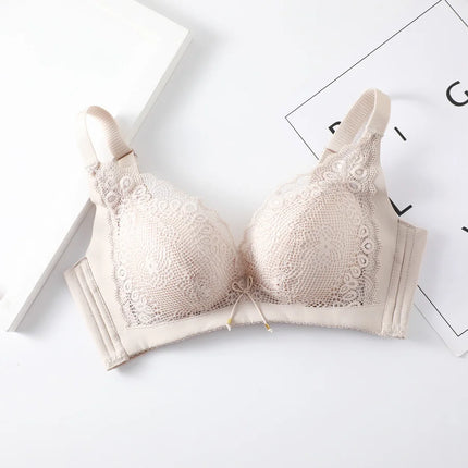 8cm Thickened Non-empty Cup Underwear Small Chest Gather Anti-sagging Hand-cup Bra Adjustable Bra Women