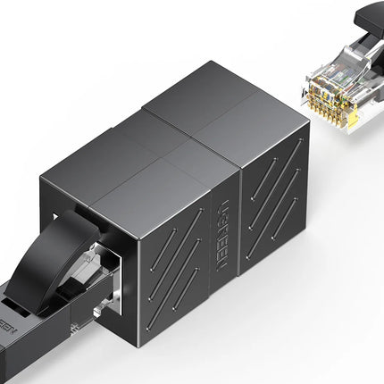 UGREEN RJ45 Connector Network Ethernet Extender Extension for Cat7 Cat6 Cat5e Ethernet Cable Adapter Gigabit Female to Female