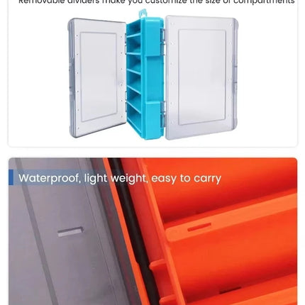 SHIQIAN Fishing Accessories Box U Size Wooden Shrimp Box Bait Box Storage Box VIB Minobo Climb Transparent