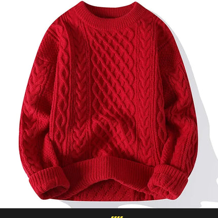 Brand Christmas Sweaters Men Crewneck Sweater Men Pullover Jumpers Fashion Clothing Autumn Winter Tops Male Knitted Sweatshirts