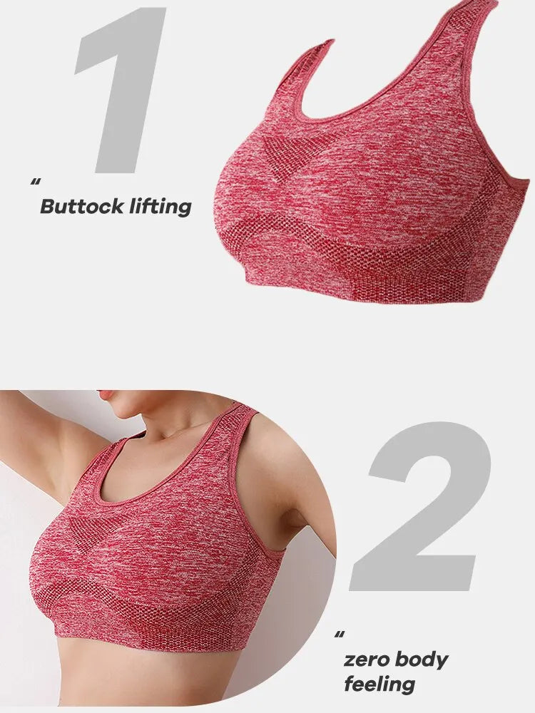 Soutien-gorge Push Up Respirant Pour Femmes, Sous-vêtements De Sport, Course À Pied, Yoga, Fitness