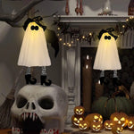Halloween LED Light Up Witch Ghost for Halloween Party Home Indoor Outdoor Yard Decoration Scary Hanging Ornaments Gift