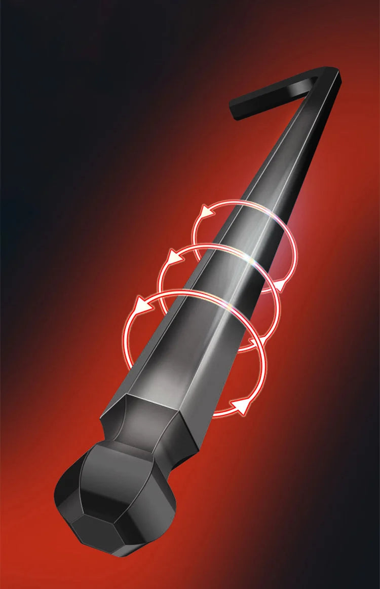 DELIXI ELECTRIC Allen Key Set，Allen Hex WrenchScrewdriverBox-packed Set，SleevUniversal Torque Long Metric,for VehicleMaintenance