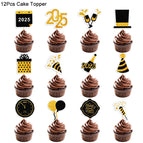 12pcs cupcake topper / as picture