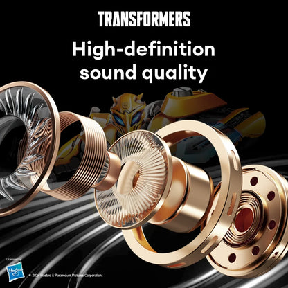 Genuine TRANSFORMERS TF-T51 Bluetooth Wireless Earphones Low Latency Gaming Earbuds Long Endurance High Music Headphones Choice
